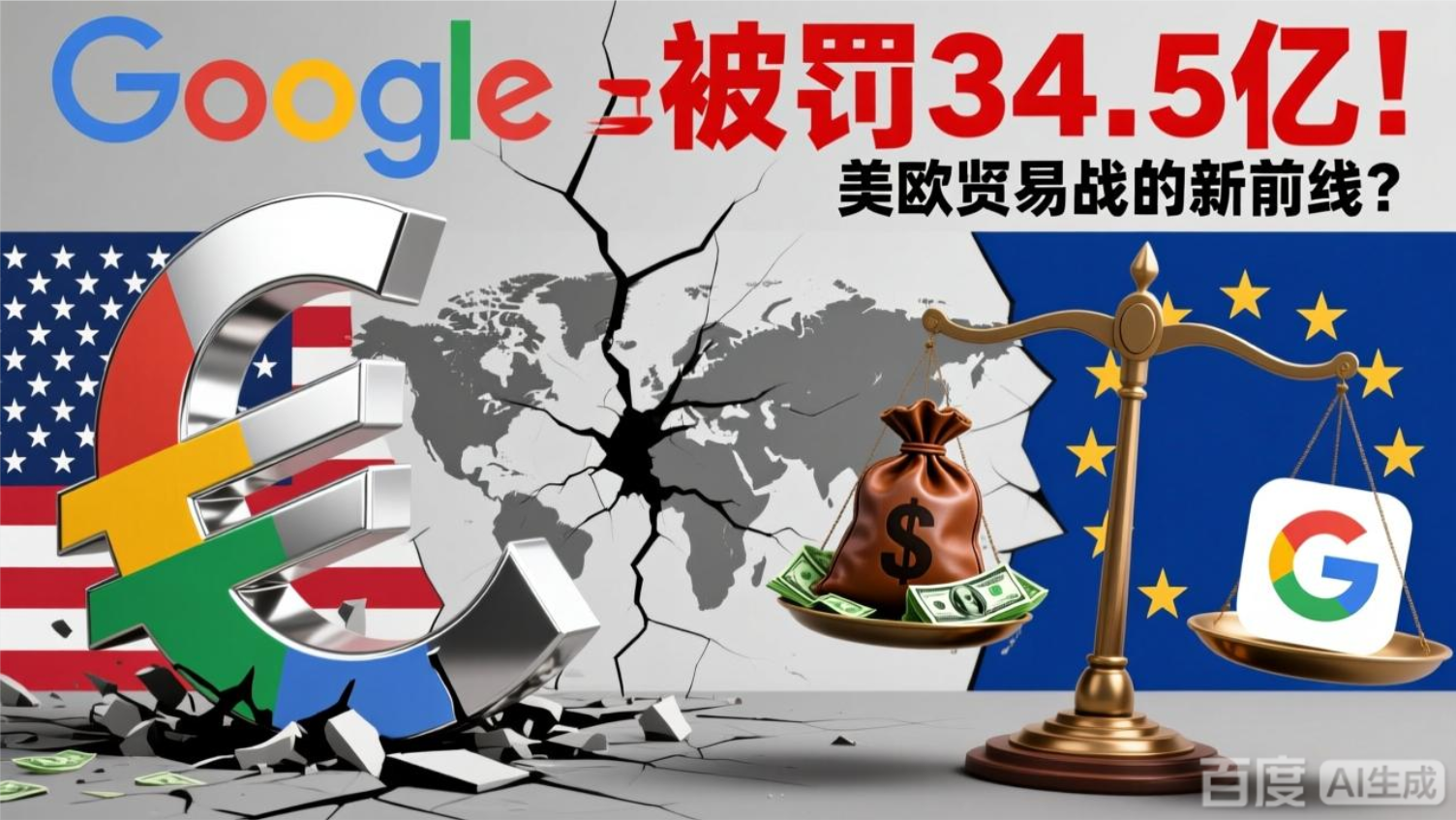 欧盟对谷歌广告业务开出29.5亿欧元天价罚单! - 某错网
