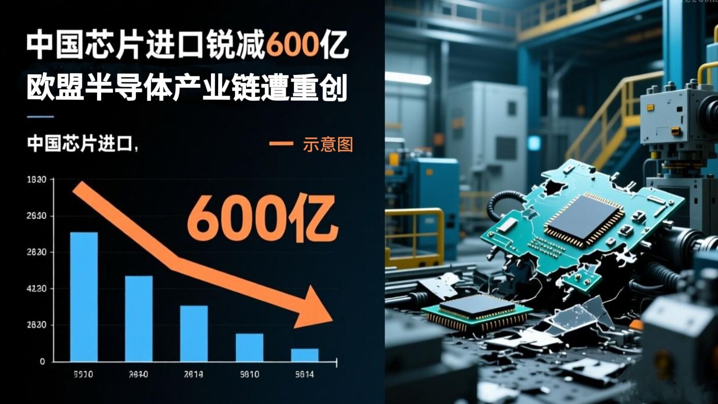中国芯片进口锐减600亿，欧盟半导体产业链遭重创 - 某错网