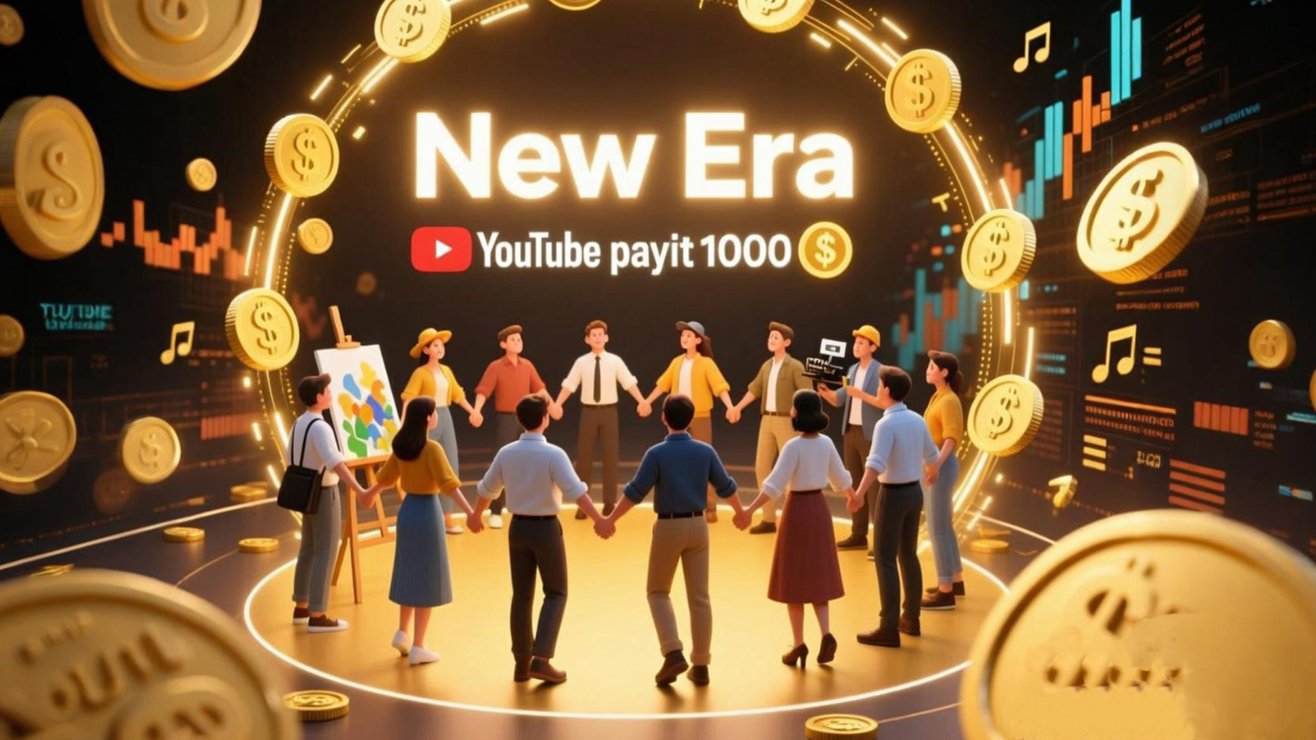 YouTube 表示，过去 4 年已向创作者支付了超过 1000 亿美元的费用 - 某错网